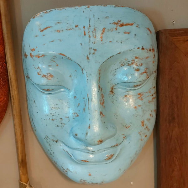 Wall Art - Blue Decorative Mask 