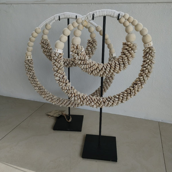Decorative tribal Necklace on Display Stand