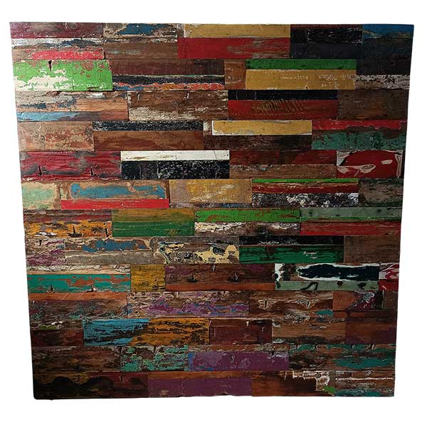 Wall Panel Boat Wood - 120x120cm