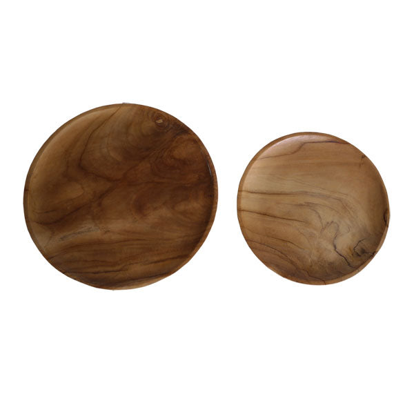 Teak Wood Dining Plate - BBQ