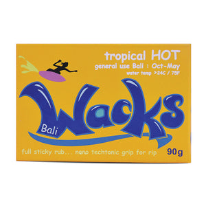 Bali Wacks - Surf Wax TROPICAL HOT WATER (24 degrees Celsius and above)