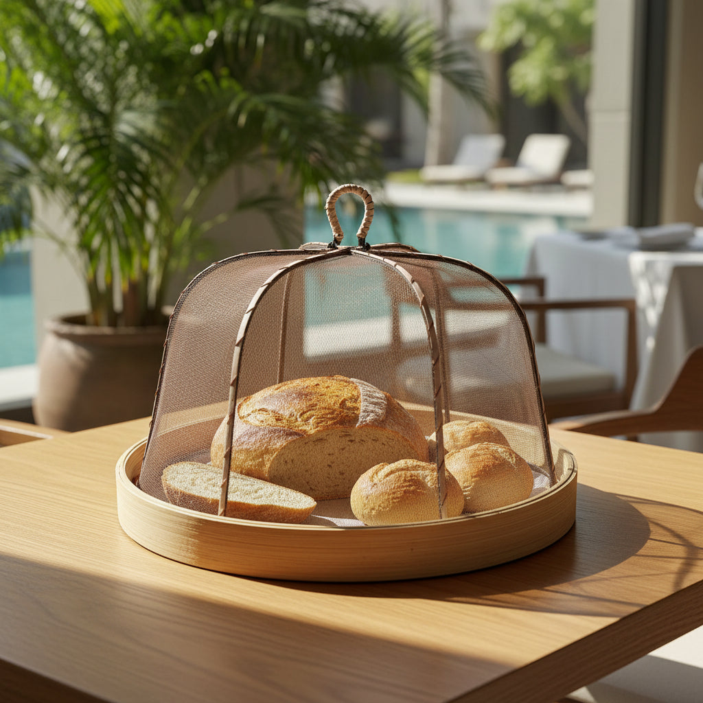 Bamboo Food Cover - Hospitality Supply
