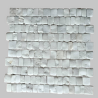 Canine White Interlocking Pebble Tiles