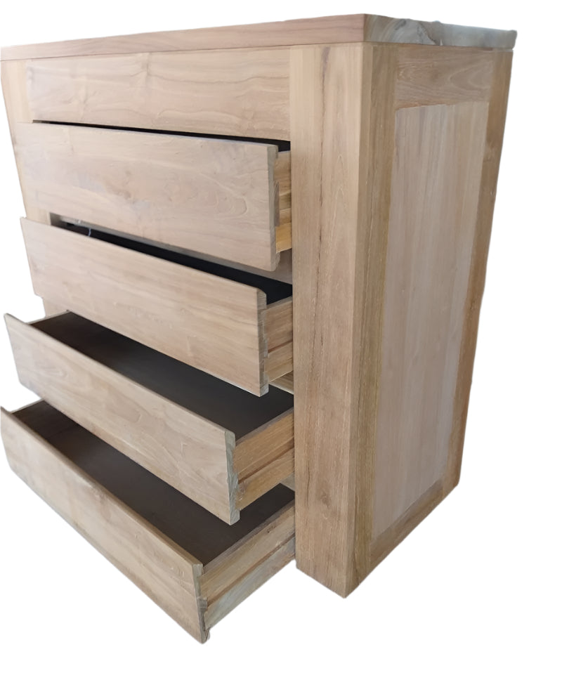 Teak Chest of Drawer 3D & 4D