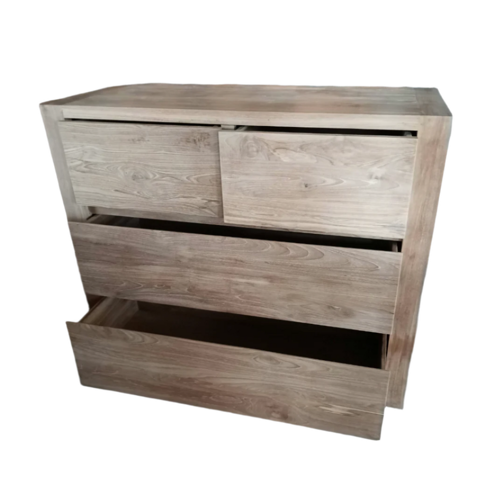 Teak Chest of Drawer 3D & 4D