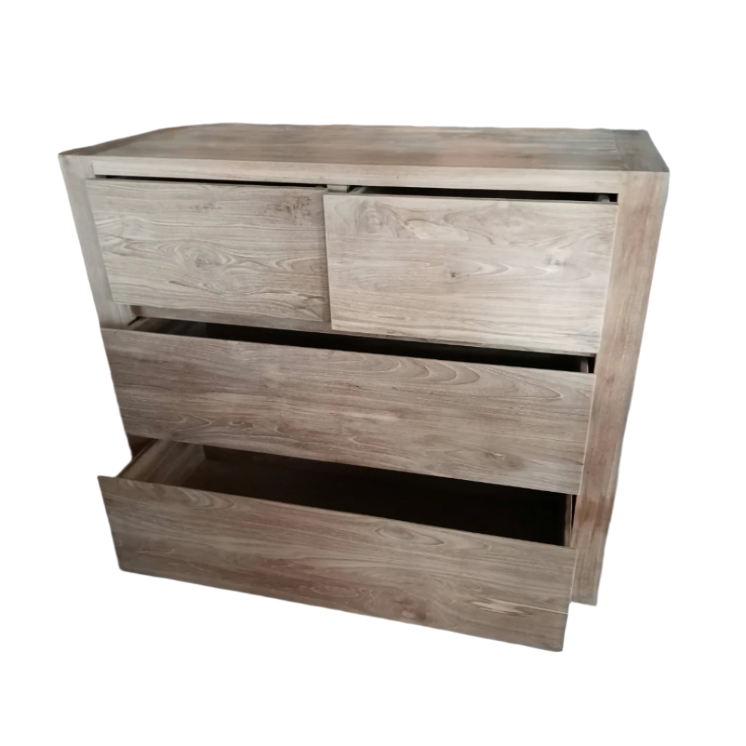 Teak Chest of Drawer 3D & 4D