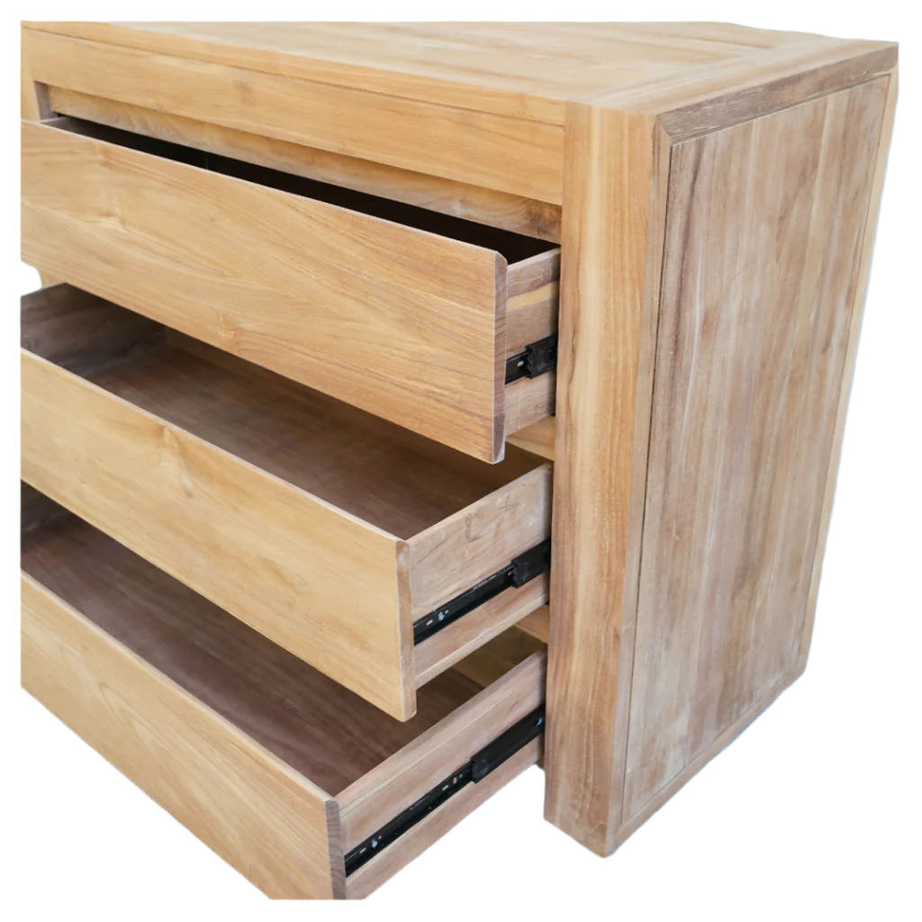 Teak Chest of Drawer 3D & 4D