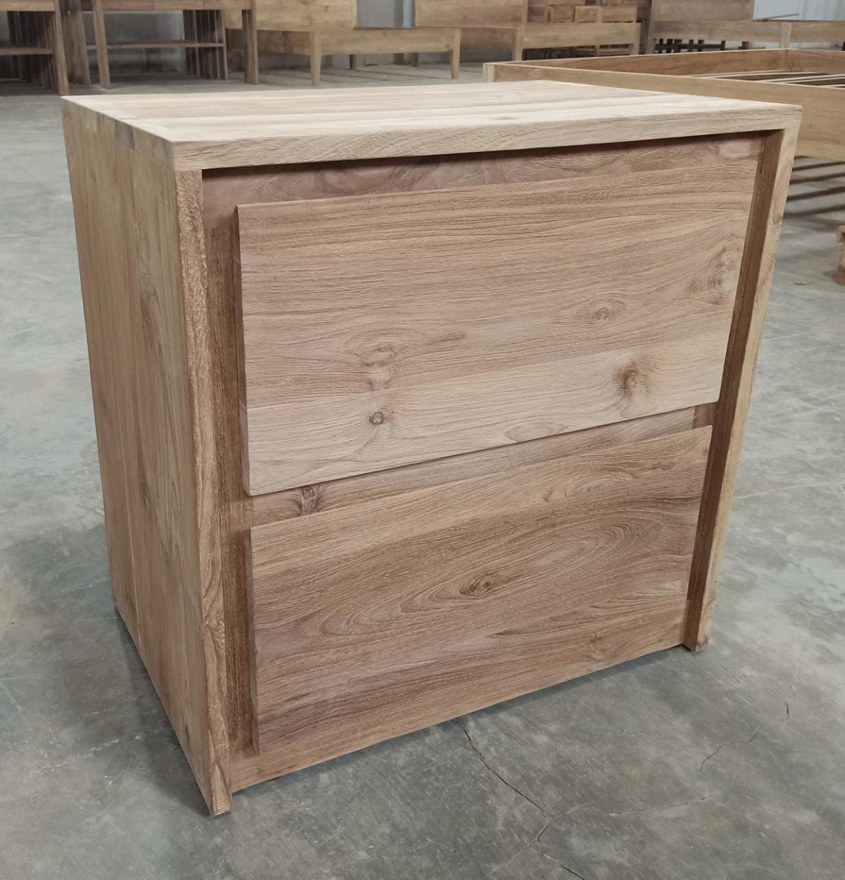 Teak Side Table - Compact
