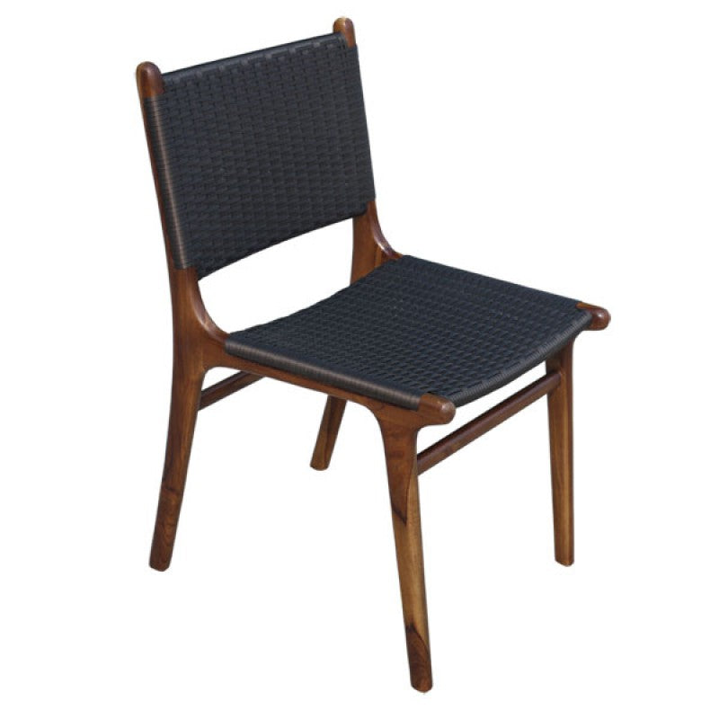 Teak & Leather Dining Chair