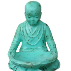 Sitting Prey Man - Green Antique 