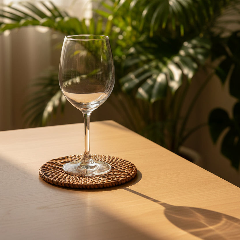 Drinks Coaster Rattan/Vine