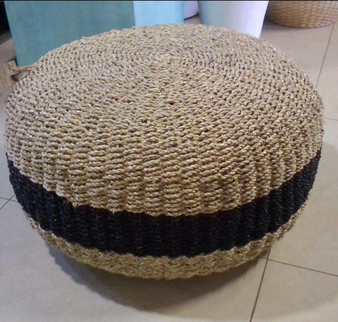 Pouf Seat - Woven Fiber