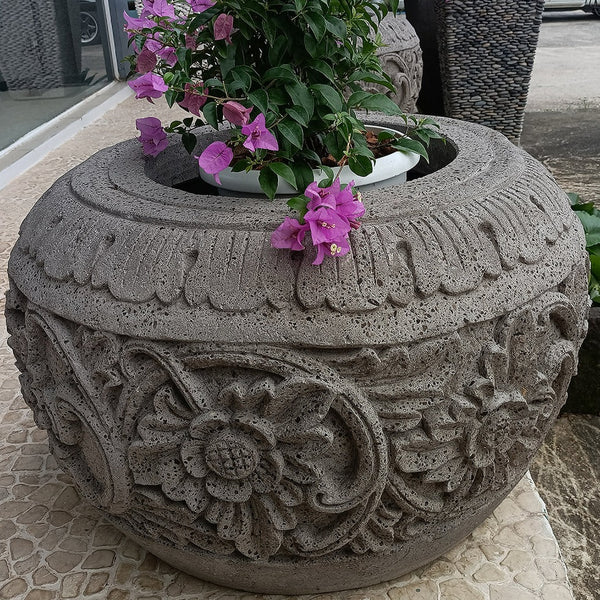 Floral Pottery - Tropical Style