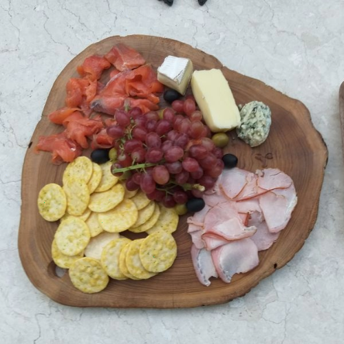 BBQ Server Board Rustic Wood