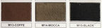 A fabric color swatch card from the 'MIDILI COLLECTION' showing the 'Alexander HB' material. SunProof