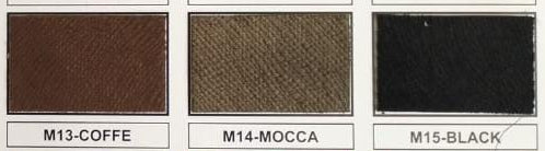 A fabric color swatch card from the 'MIDILI COLLECTION' showing the 'Alexander HB' material. SunProof