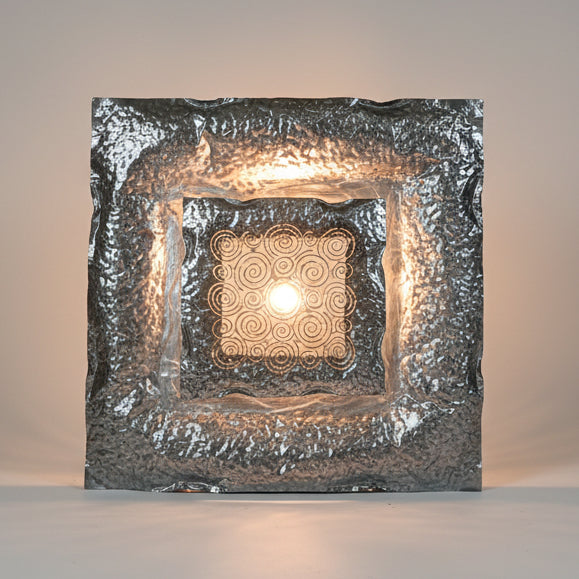 Handcrafted Metal Wall Light & Sculpture