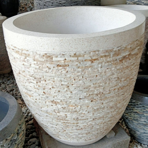 Terrazzo & Onyx Pottery 80x80cm