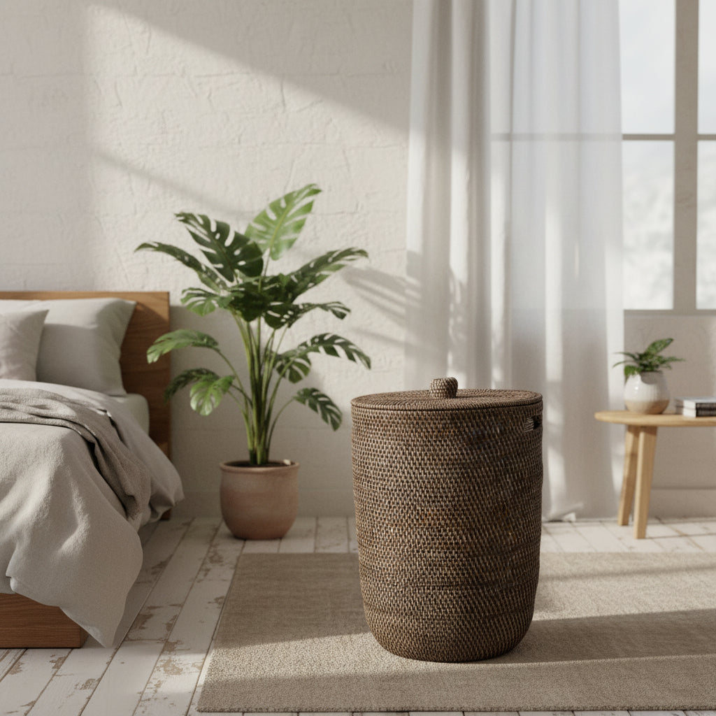 Rattan Laundry Basket M