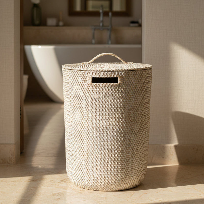 Rattan Laundry Basket M