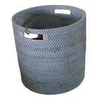 laundry basket without lid-blue