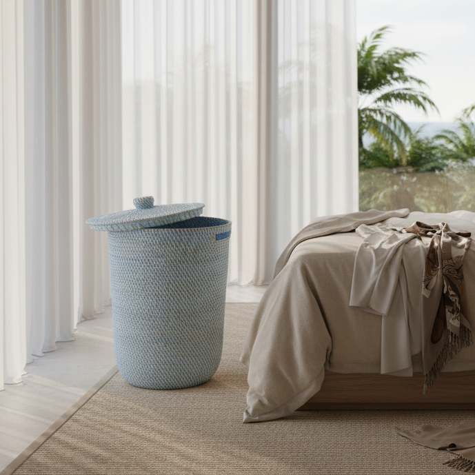 Rattan Laundry Basket M