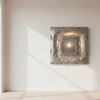 Handcrafted Metal Wall Light & Sculpture