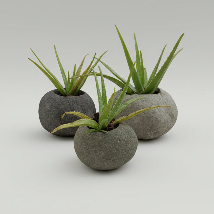 Natural Stone Flower Vases