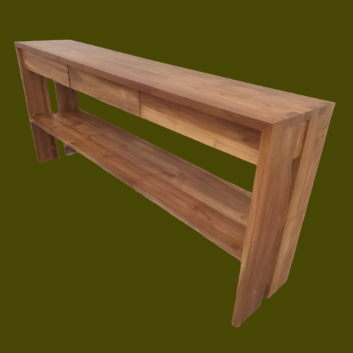 Тиковый консольный столик 3D модель