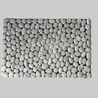 Pebble Mosaic Door Mat — Natural Stone