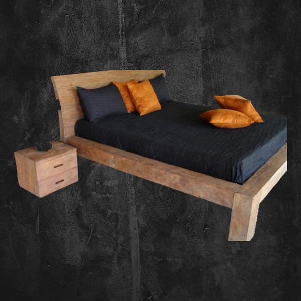 Natural Teak Phraya King Bed