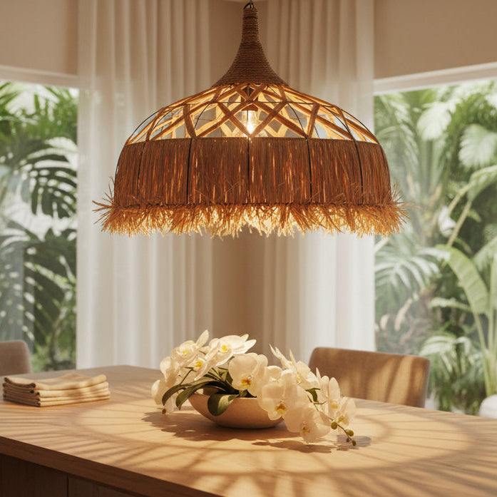 Raffia Pendant Lights