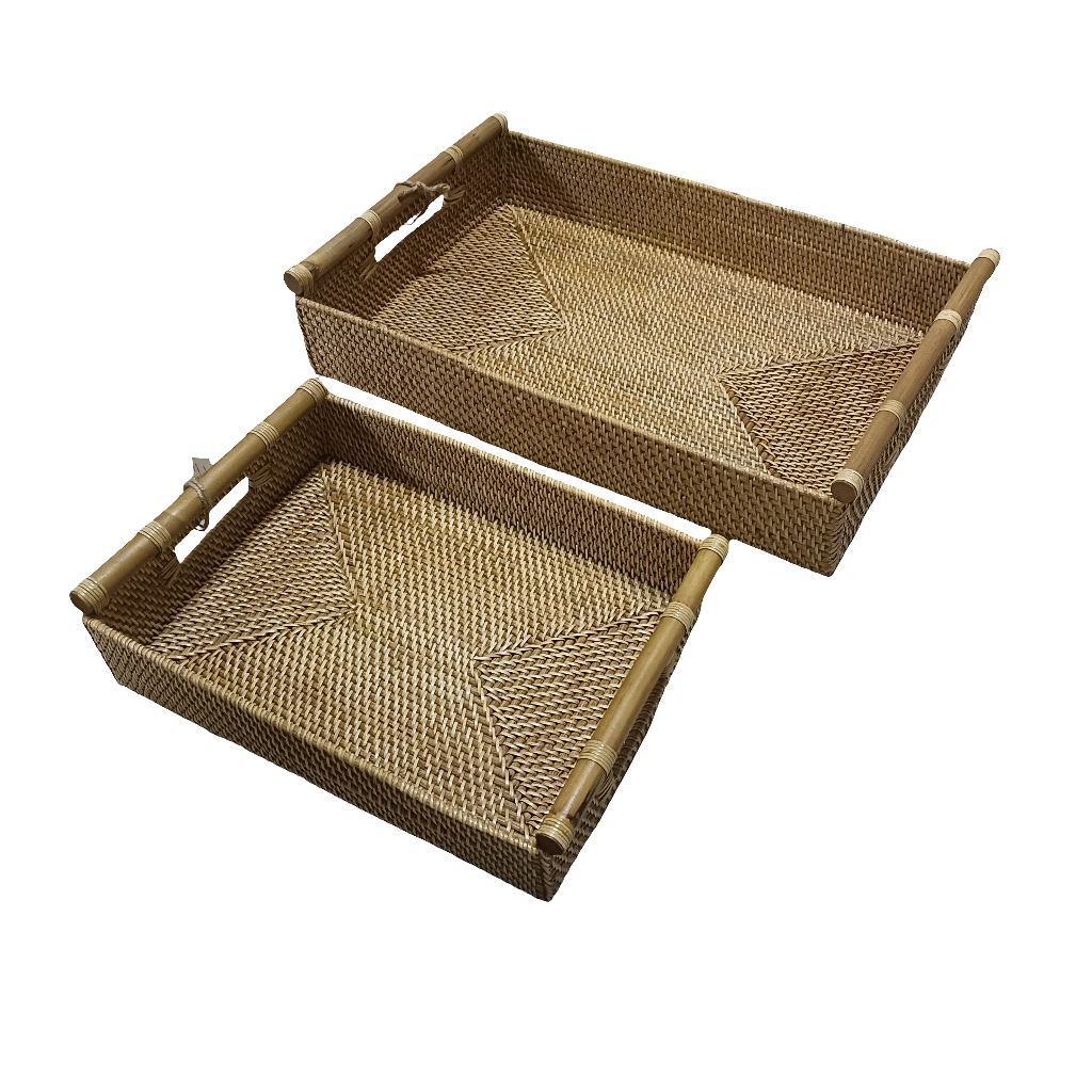 Hospitalaity serving trays for commercial resorts.