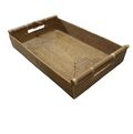 Rattan Serving Tray Bamboo Handle