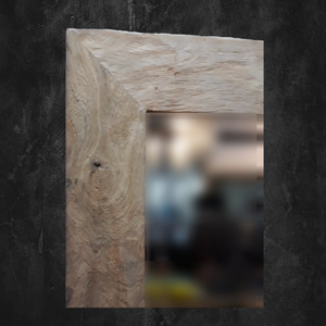 Recycled Teak Wood Mirror Frame 