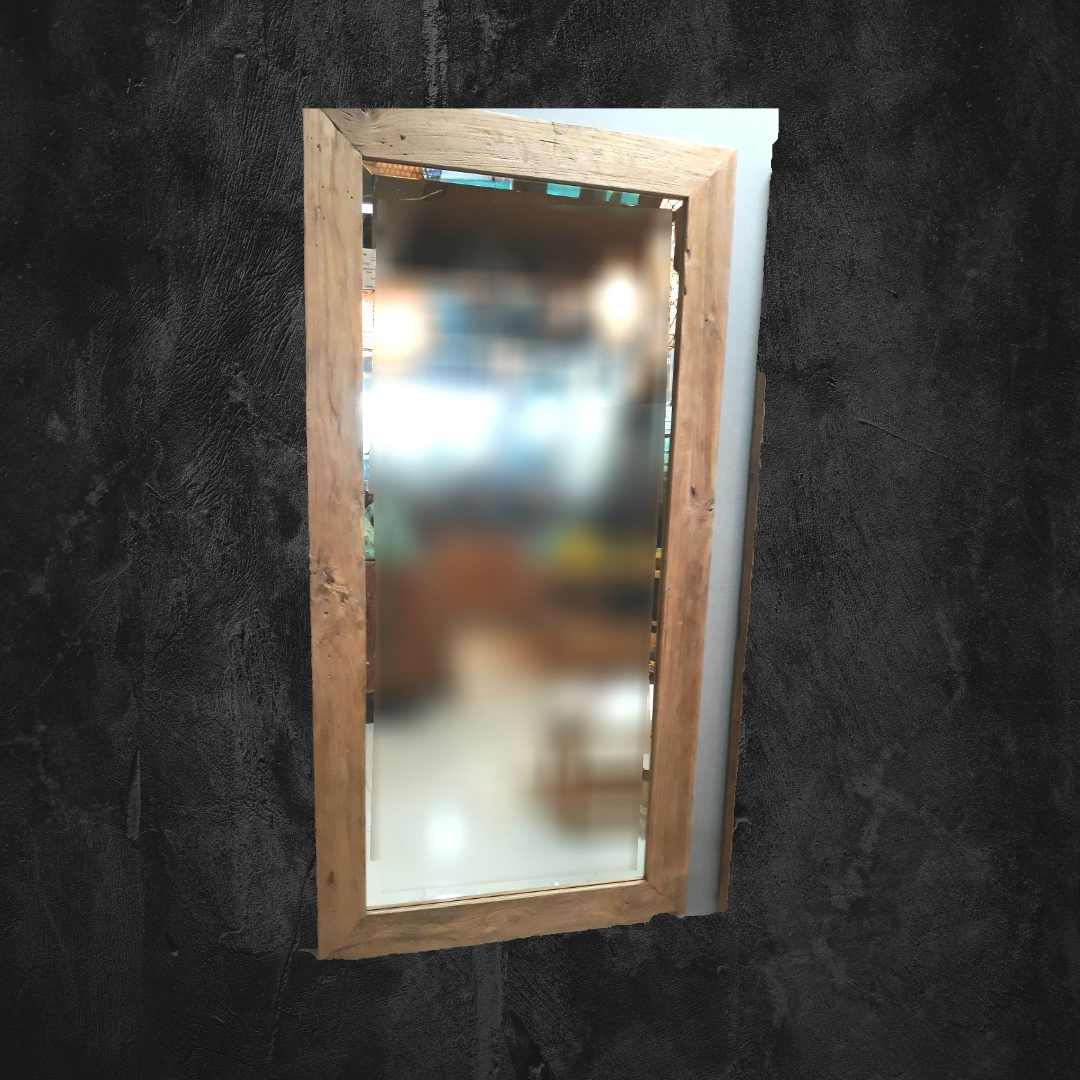 Teak Wood Mirror Frame.