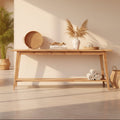 Recycled Teak Long Console