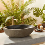 Natural Stone Vessel Sinks — Marble, Petrified Wood & River Rock