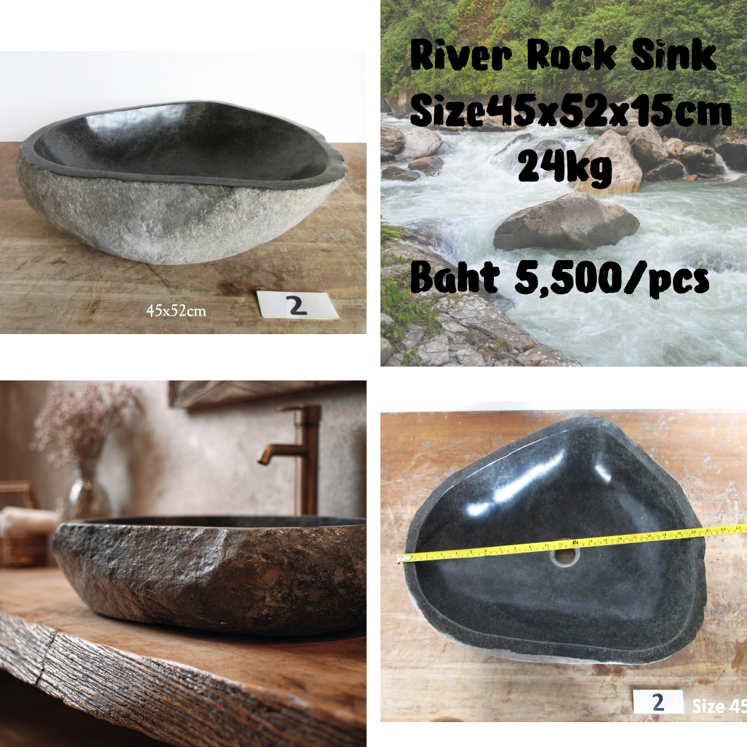 Natural Stone Vessel Sinks — Marble, Petrified Wood & River Rock