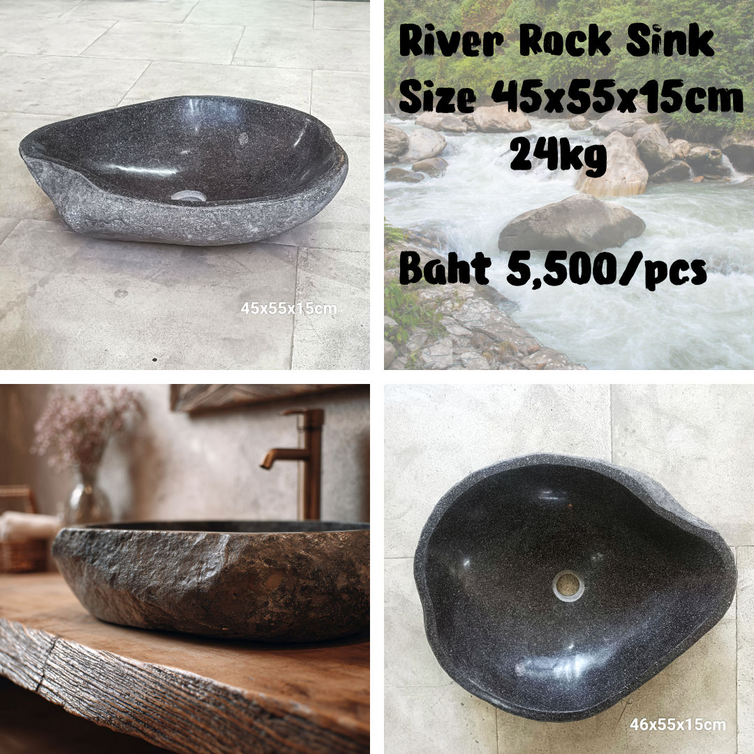 Natural Stone Vessel Sinks — Marble, Petrified Wood & River Rock