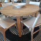 Teak Dining Table Round 120cm