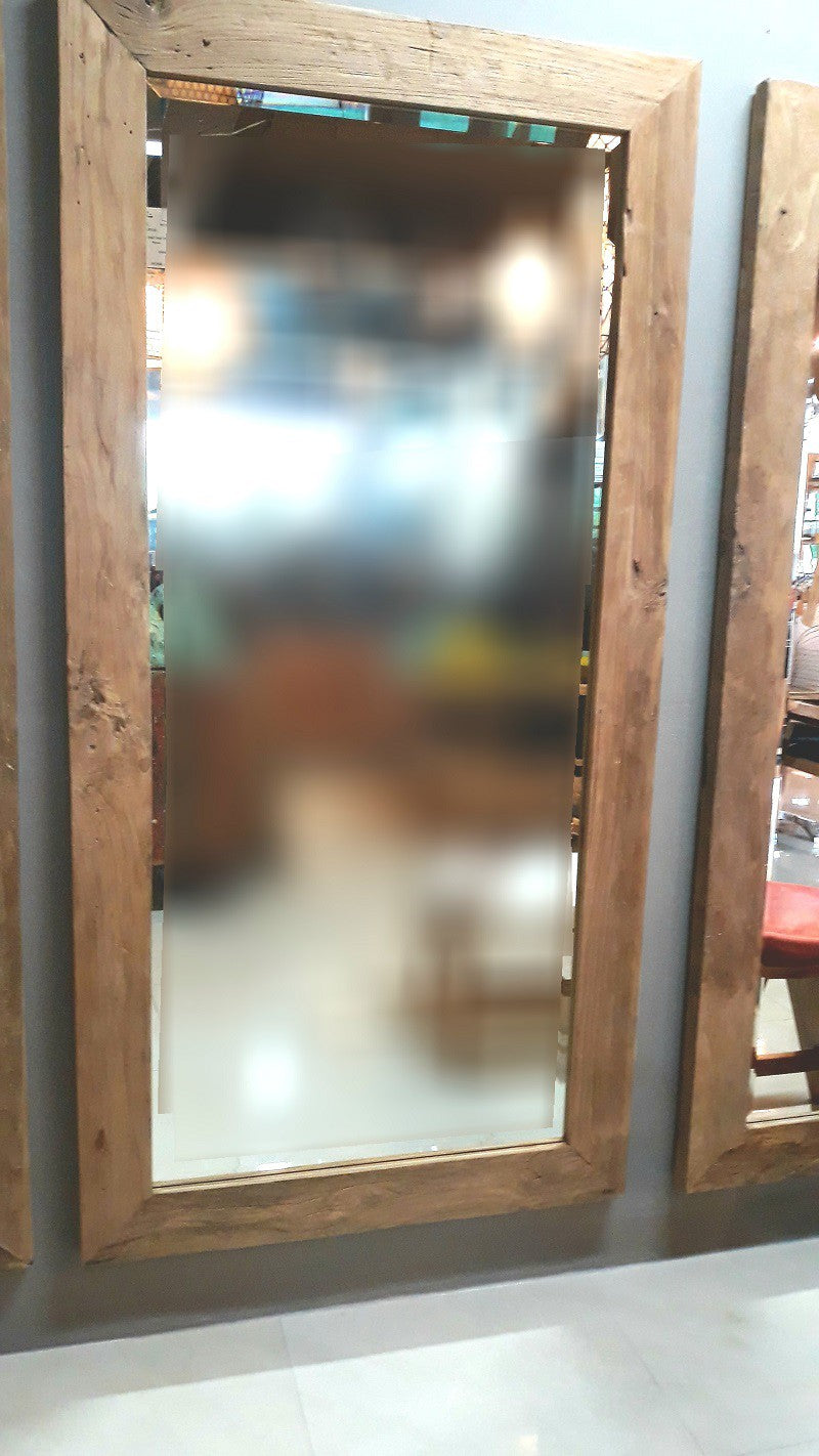 Teak Wood Mirror Frame.