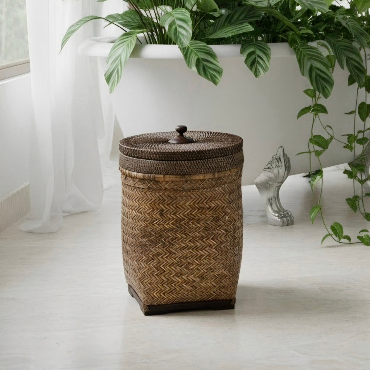 Siam Rattan Laundry Basket