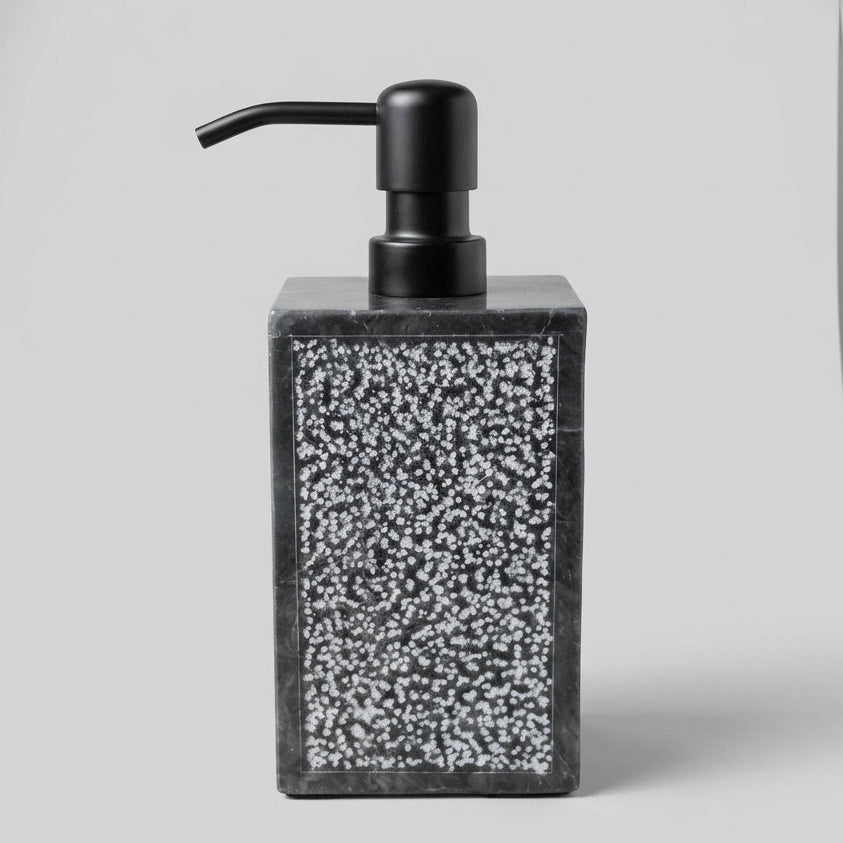 Black Lava Stone Soap Dispenser