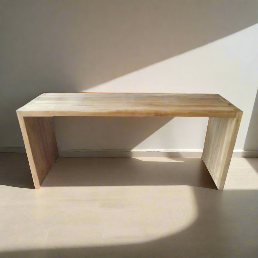 Teak Console Desk