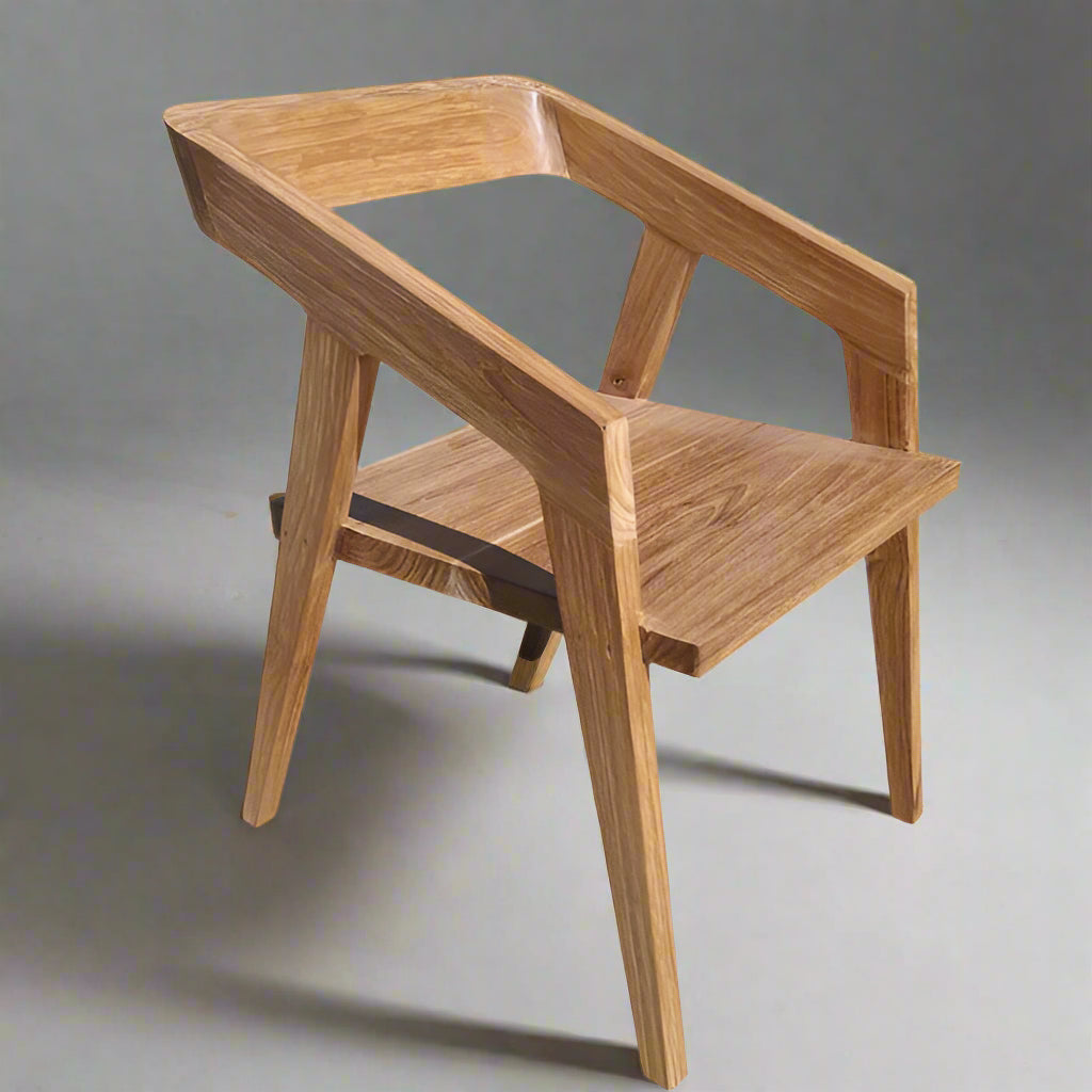 Teak Dining Armchair - Robust