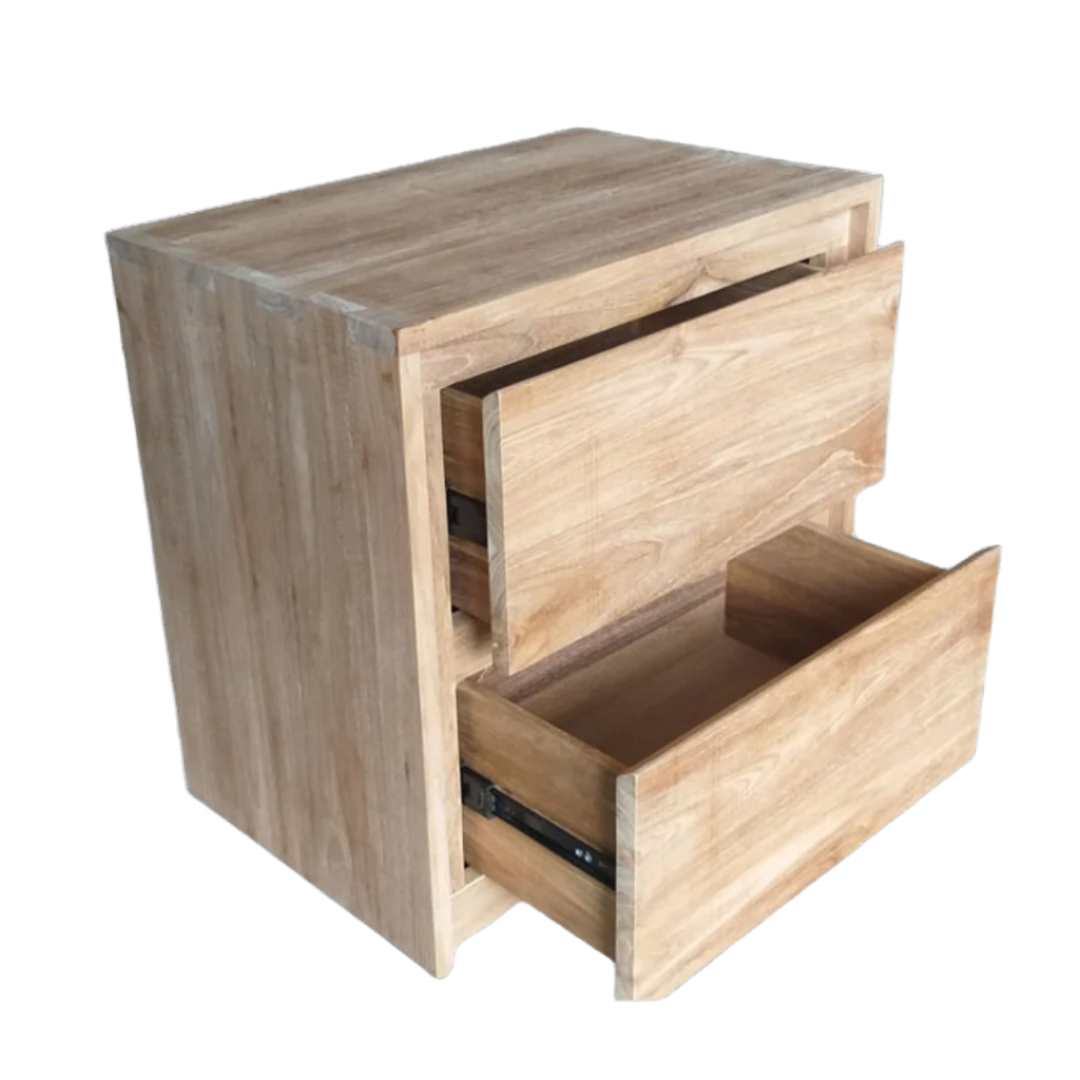 Teak Side Table - Compact
