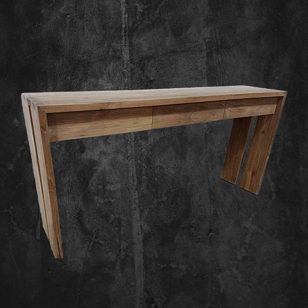 Console/Desk Table 3Drawer - Teak Wood Phuket