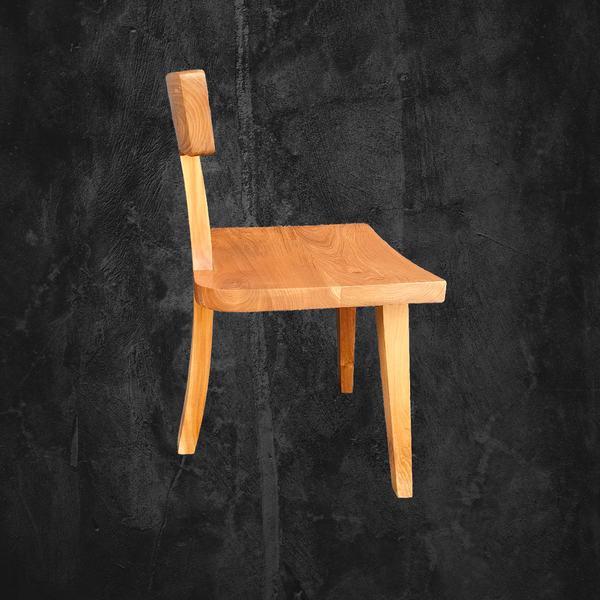 Обеденный стул из тикового дерева - 3 ножки