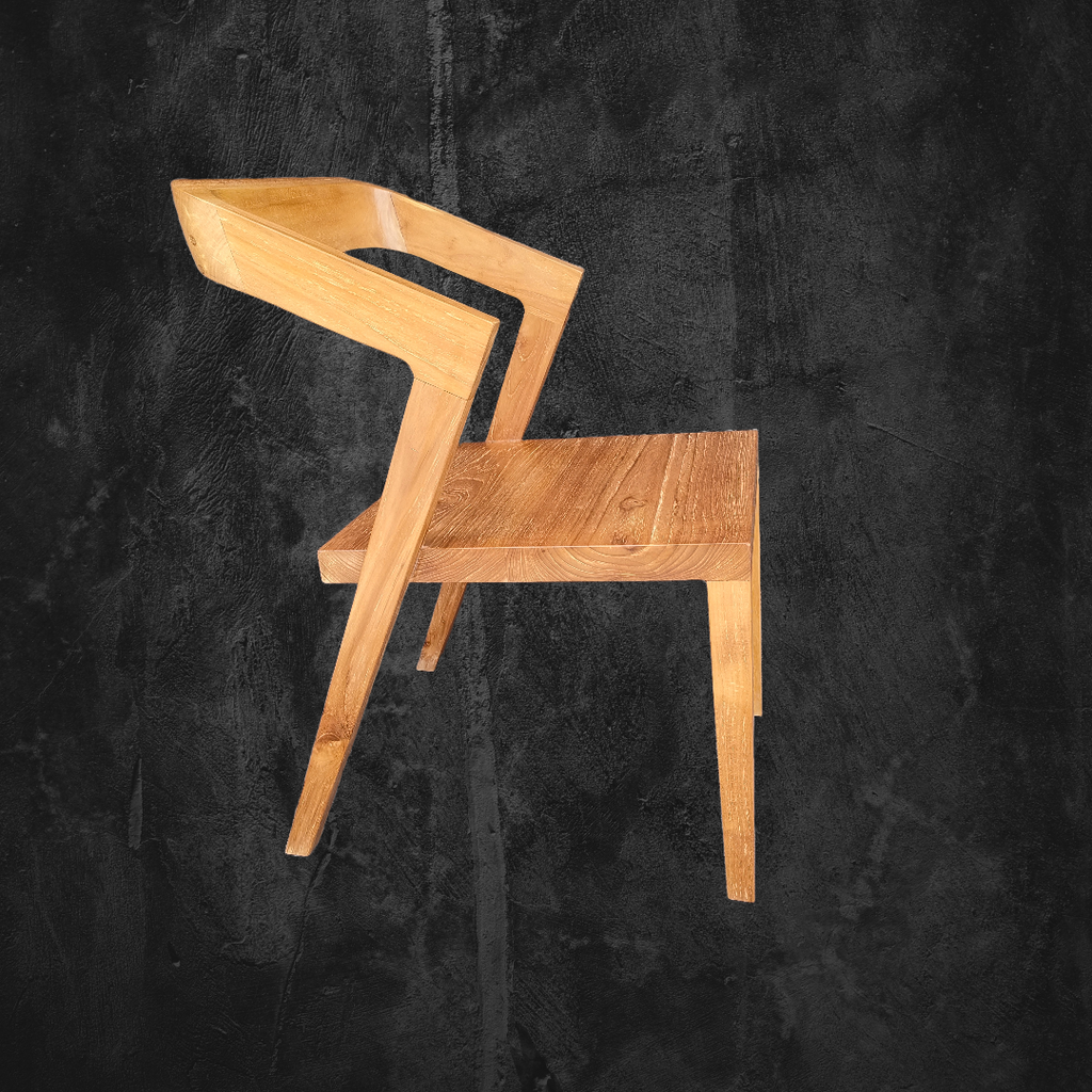 Teak Dining Chair - V Back
